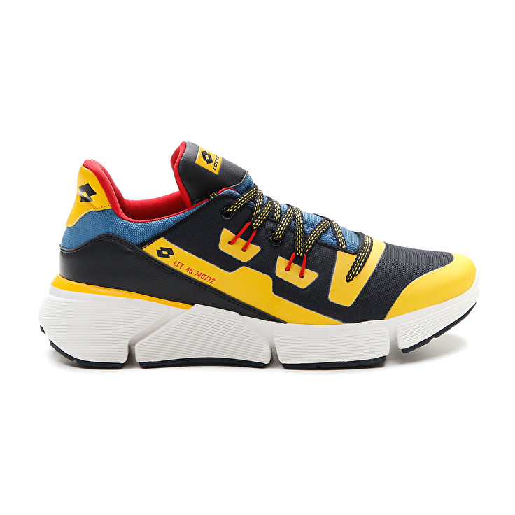 Lotto Libra Amf 1 Zapatillas Hombre - Amarillo/Negras - Colombia RQOUMJT-01